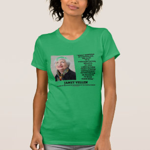 ジャネットYellenの賛美者の資本主義のGovtの介在 Tシャツ