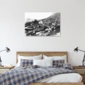 ジャノーの町並み、アラスカ写真3 キャンバスプリント (インサイチュ (寝室))