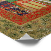 ジャハギール皇帝を迎える裁判所 ポスター (角)