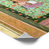 ジャハンギル天皇（1569年～1627年）は後宮とともに ポスター (角)