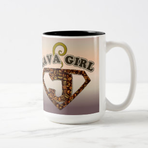 ジャバガールコーヒーユーモアコーヒーマグ ツートーンマグカップ