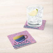 ジャバコーヒーコースター スクエアペーパーコースター (インサイチュ)