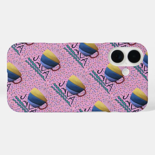 ジャバコーヒー Case-Mate iPhoneケース (裏面 (横))