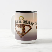 ジャバマンコーヒーユーモアコーヒーマグ ツートーンマグカップ (正面左)