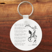 ジャバーウォッキー詩 キーホルダー (正面)