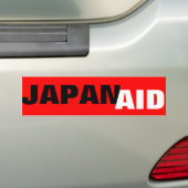 ジャパエイド バンパーステッカー (車上)