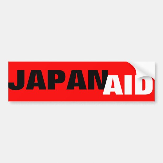 ジャパエイド バンパーステッカー (正面)