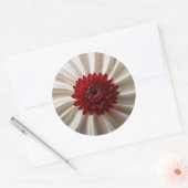 ジャパナースカラー付きシールデザイン ラウンドシール (封筒)