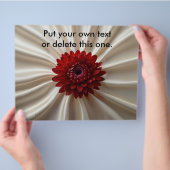 ジャパナースカラー付きフライヤーデザイン チラシ (手)