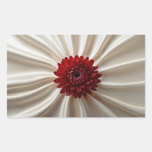 ジャパナーゼ色の四角形シール 長方形シール (正面)