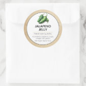 ジャパピーノゼリー缶詰瓶ラベル ラウンドシール (バッグ)