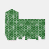ジャパンディスタイルの雪の結晶の結婚式 フェイバーボックス (折り畳みなし)