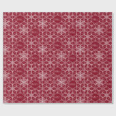 ジャパンディスタイルスノーフレーク ラッピングペーパー (フラット)