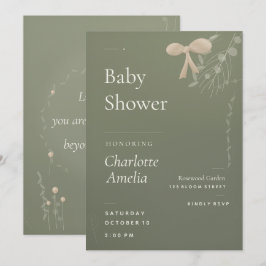 ジャパンディベビーシャワーの招待状