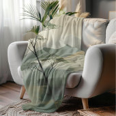 ジャパンディミスティックピークスウォールアートプリント シェルパブランケット