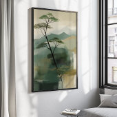 ジャパンディミスティックピークスウォールアートプリント ポスター