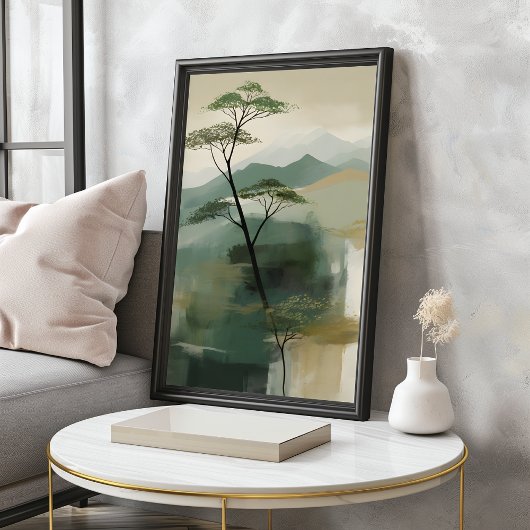 ジャパンディミスティックピークスウォールアートプリント ポスター