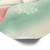 ジャパンディ抽象芸術ベクトルアートソフトパステル ポスター (コーナー)