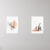 ジャパンディ水彩抽象芸術プリント (正面)