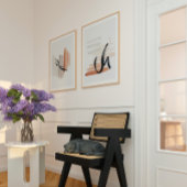 ジャパンディ水彩抽象芸術プリント ポスター