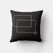 ジャパンディ海生活沿岸ベージュニュートラルモノクロ クッション (裏面)