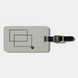 ジャパンディ海生活沿岸ベージュニュートラルモノクロ ラゲッジタグ