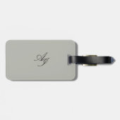 ジャパンディ海生活沿岸ベージュニュートラルモノクロ ラゲッジタグ (裏面横)