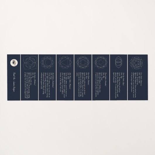 ジャパンディ・ヨガマット:落ち着いた脱出 ヨガマット (裏面(横))