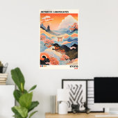 ジャパンディ 和風 ポスター 京都の風景 画 ビンテージ (ホームオフィス)