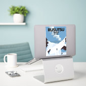 ジャパンルスツスキープリント シール (デスク上のノートパソコン)