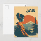 ジャパン ビンテージ ポストカード (正面/裏面)