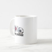 ジャパン、ブラボー!サッカー応援グッズ コーヒーマグカップ (正面左)