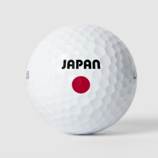 ジャパン 大きな赤い点のライトカラー ゴルフボール