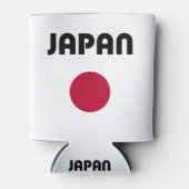 ジャパン 大きな赤い点のライトカラー 缶クーラー (正面)