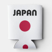 ジャパン 大きな赤い点のライトカラー 缶クーラー (裏面)