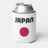 ジャパン 大きな赤い点のライトカラー 缶クーラー (缶裏面)