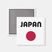 ジャパン 大きな赤い点 ライトカラー マグネット (正面/裏面)
