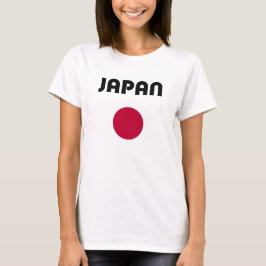 ジャパン 大 赤 ドット ライトカラー Tシャツ
