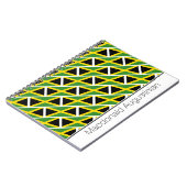 ジャパーソナライズされたマイカ国旗 ノートブック (左側)