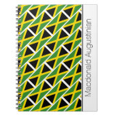 ジャパーソナライズされたマイカ国旗 ノートブック (正面)