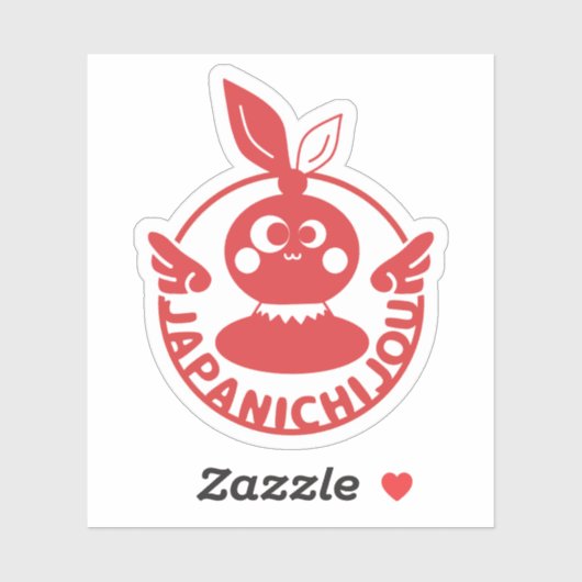 ジャパ日常 JapaNichijou ロゴ ステッカー Logo Sticker シール (シート)