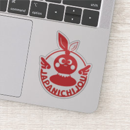 ジャパ日常 JapaNichijou ロゴ ステッカー Logo Sticker 背景透過 シール