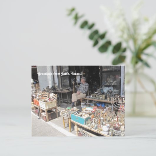 ジャファフリーマーケット写真はがき ポストカード (スタンド正面)