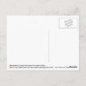 ジャファフリーマーケット写真はがき ポストカード (裏面)