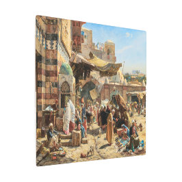 ジャファ市場 | Gustav Bauernfeind | メタルプリント