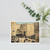 ジャファ門,エルサレム,聖地クラシック写真 ポストカード (スタンド正面)