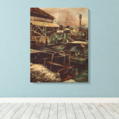 ジャフィーの喜び キャンバスプリント (インサイチュ (ウッドフロア))