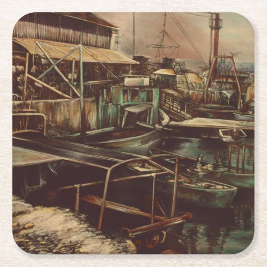 ジャフィーの喜び スクエアペーパーコースター (正面)