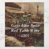 ジャフィーの喜び ワインラベル (シングルラベル)