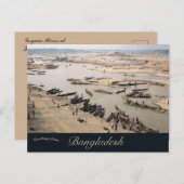 ジャフロンバングラデシュのドライシーズンGoyain川 ポストカード (正面/裏面)